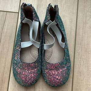 A bear co ballerinas shoes size 13 in mermaid glitter